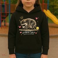 Jimothy Famous Seattle Raccoon Kids Hoodie thumb 3