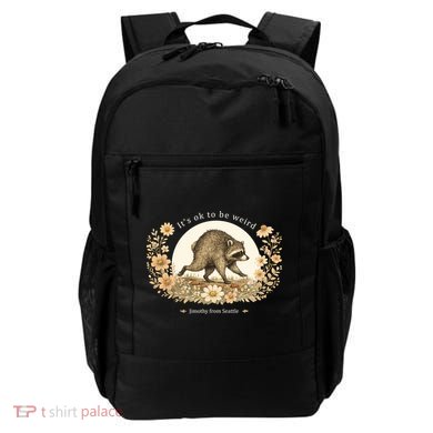 Jimothy From Seattle It’s OK To Be Weird Raccoon Backpack