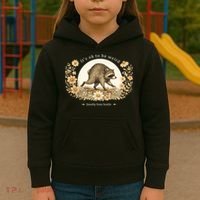 Jimothy From Seattle It’s OK To Be Weird Raccoon Kids Hoodie thumb 3