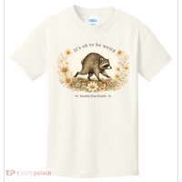 Jimothy From Seattle It’s OK To Be Weird Raccoon Kids T-Shirt thumb 0