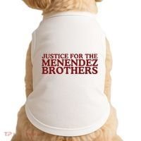 Justice For The Menendez Brothers Doggie Tank thumb 0
