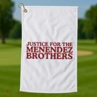 Justice For The Menendez Brothers Golf Towel thumb 1