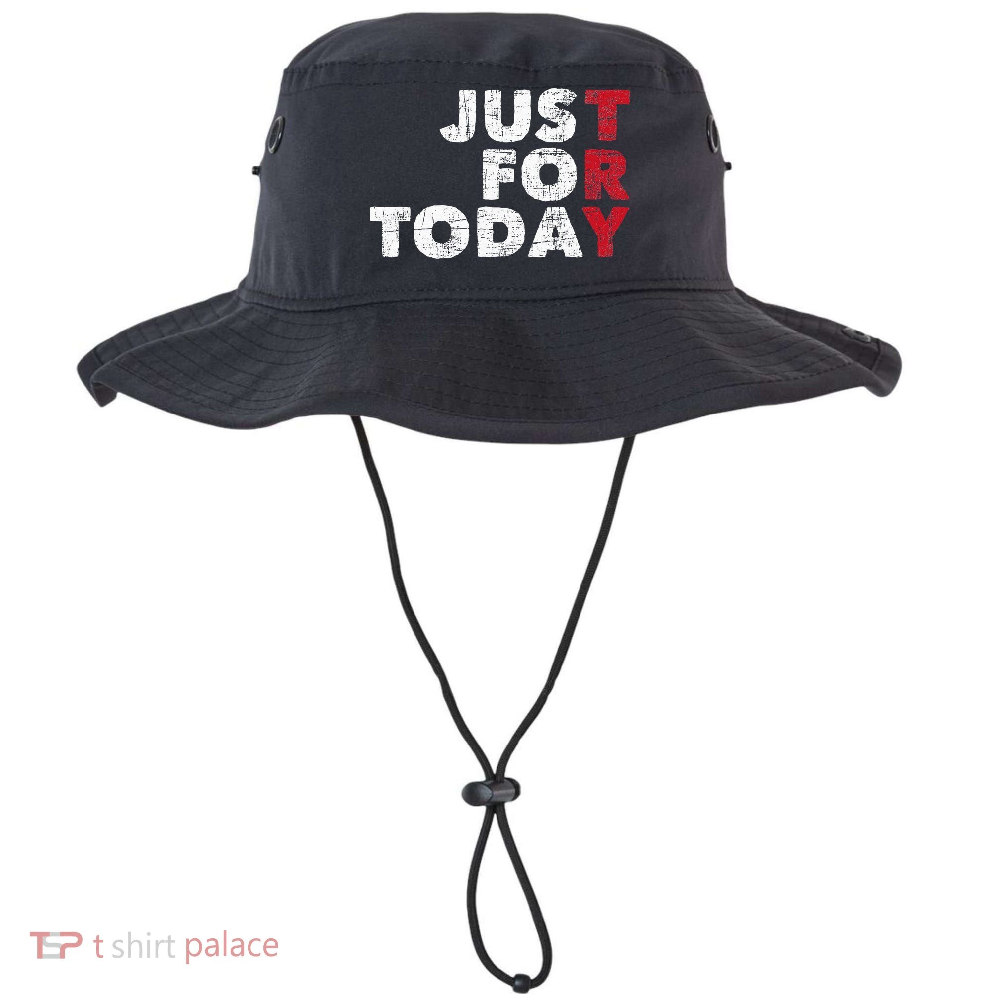 Just For Today Sobriety Anniversary Sober AA NA Recovery Bucket Hat