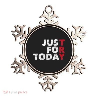 Just For Today Sobriety Anniversary Sober AA NA Recovery Ornament