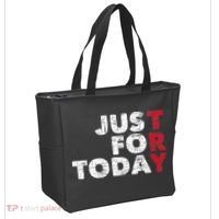 Just For Today Sobriety Anniversary Sober AA NA Recovery Tote Bag thumb 2
