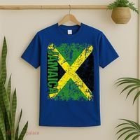 JAMAICA Flag Vintage Distressed JAMAICA T-Shirt thumb 2