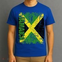 JAMAICA Flag Vintage Distressed JAMAICA T-Shirt thumb 3