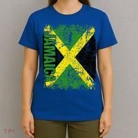 JAMAICA Flag Vintage Distressed JAMAICA T-Shirt thumb 4