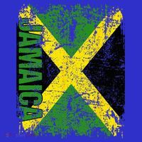 JAMAICA Flag Vintage Distressed JAMAICA T-Shirt thumb 7