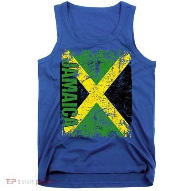 JAMAICA Flag Vintage Distressed JAMAICA Tank Top