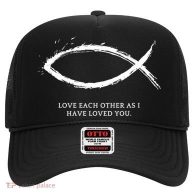 Jesus, Fish With Bible Quotes For Christians Hat