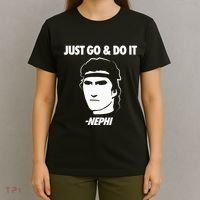 Just Go And Do It Nephi Funny Mormon Lds Missionary Gift T-Shirt thumb 4