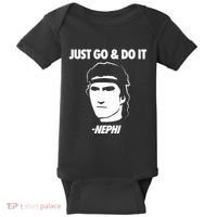 Just Go And Do It Nephi Funny Mormon Lds Missionary Gift Baby Bodysuit thumb 0