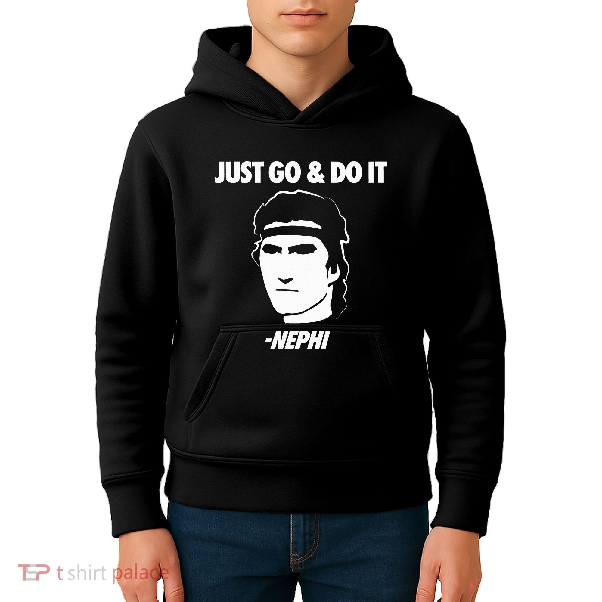 Just Go And Do It Nephi Funny Mormon Lds Missionary Gift Kids Hoodie