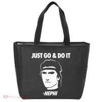 Just Go And Do It Nephi Funny Mormon Lds Missionary Gift Tote Bag thumb 0