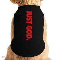 Just God Bible Verse Religious Doggie Tank thumb 0