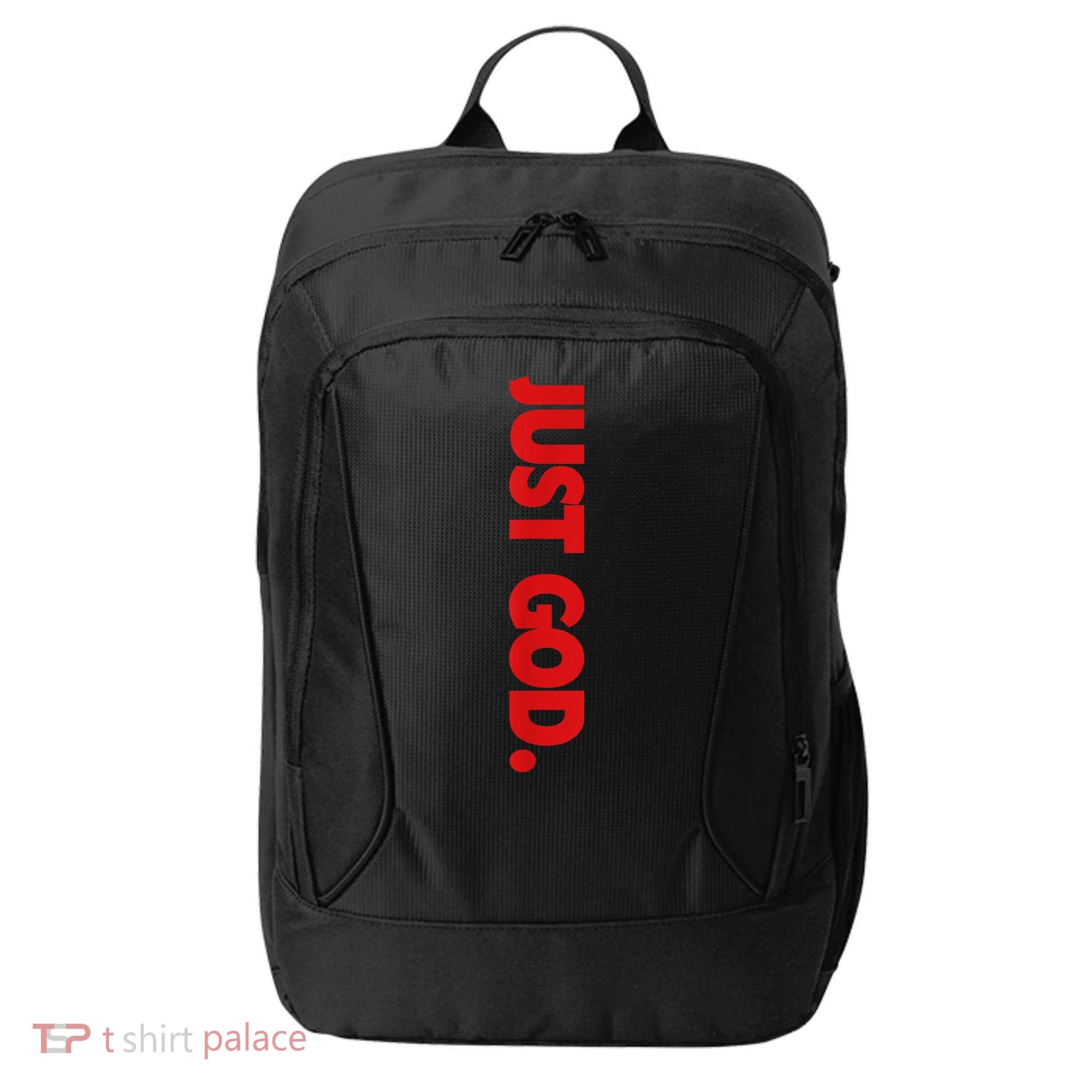 Just God Bible Verse Religious City Backpack