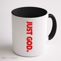 Just God Bible Verse Religious Coffee Mug thumb 1