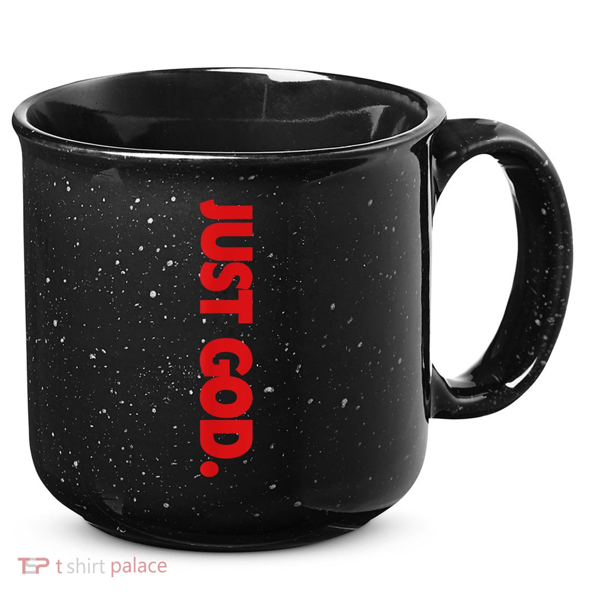 Just God Bible Verse Religious 15oz Campfire Ceramic Mug