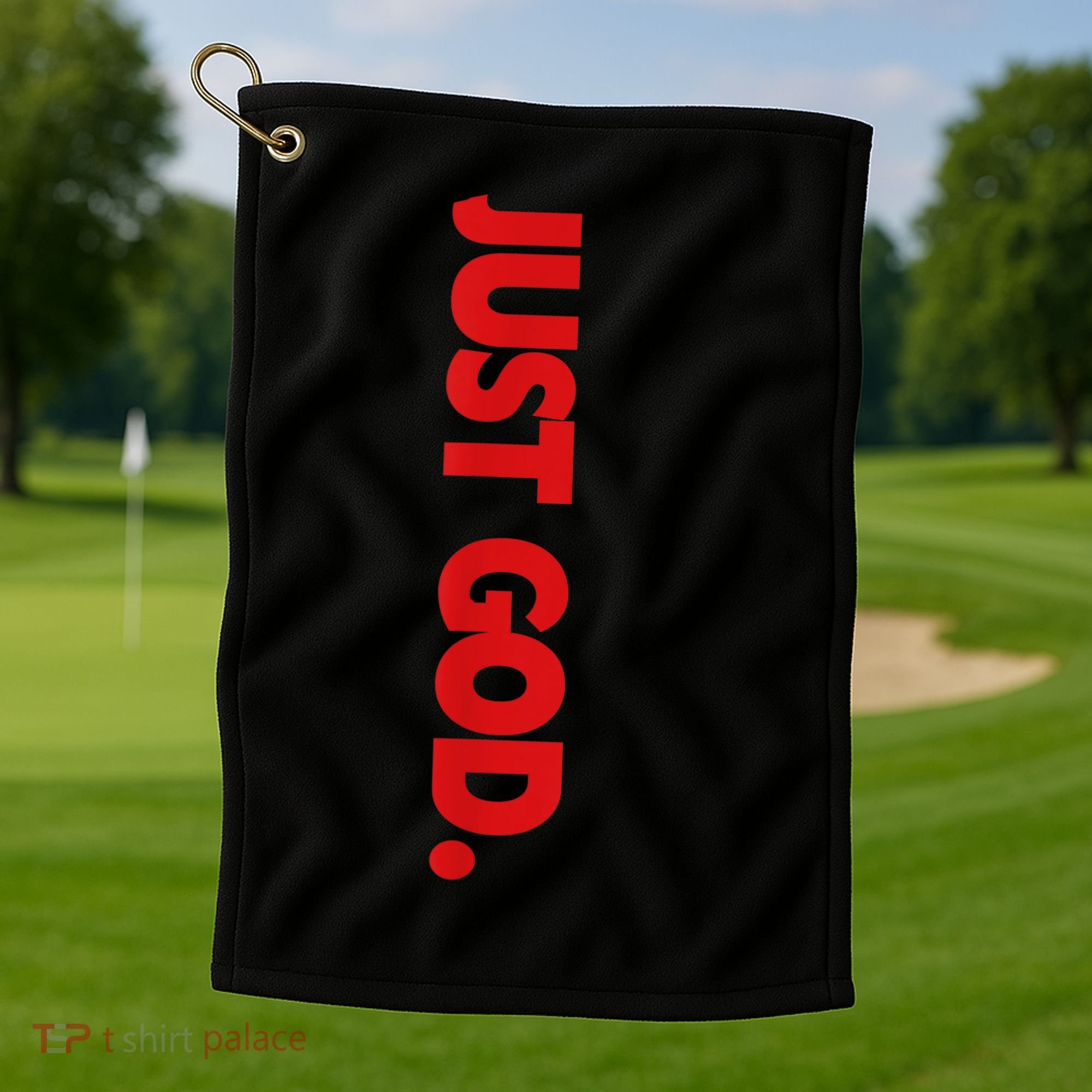 Just God Bible Verse Religious Golf Towel