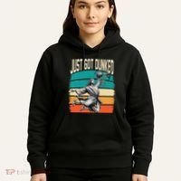 Just Got Dunked Jesus Dunking Baptism Playing Basketball Hoodie thumb 5