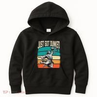 Just Got Dunked Jesus Dunking Baptism Playing Basketball Kids Hoodie thumb 0