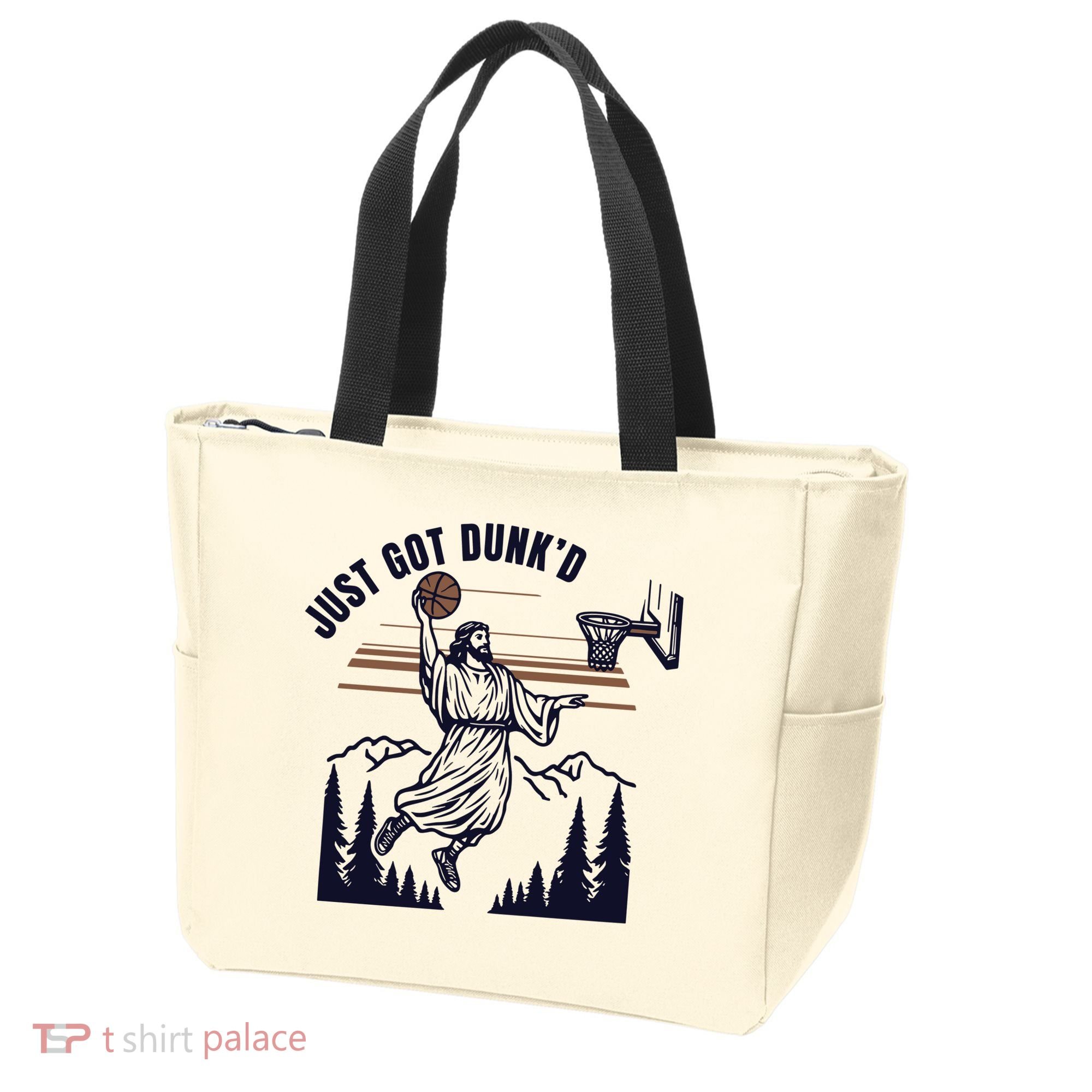 Just Got Dunked Funny Baptism Tote Bag
