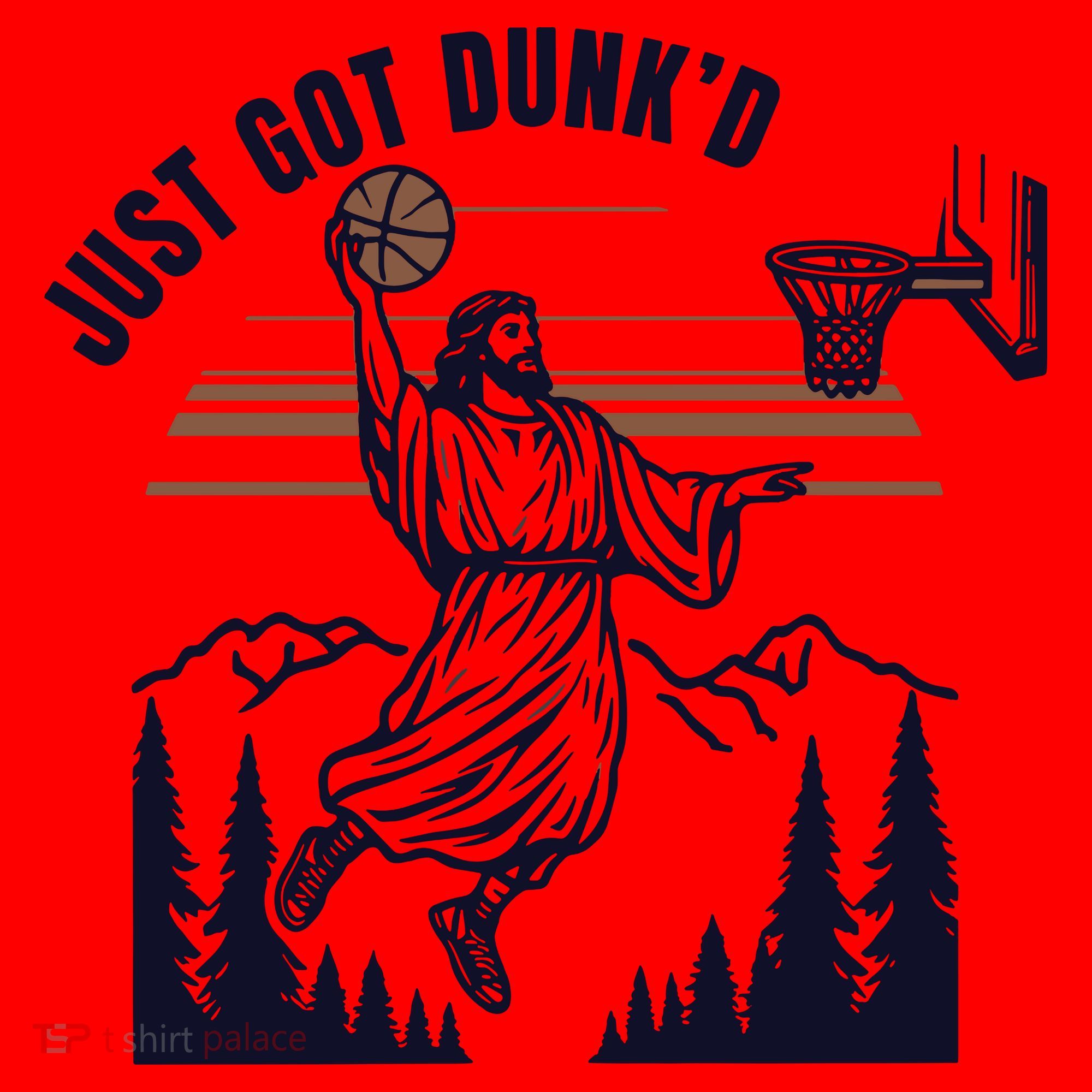 Just Got Dunked Funny Baptism Santa Hat