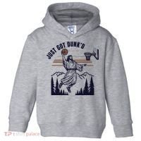 Just Got Dunked Funny Baptism Toddler Hoodie thumb 0