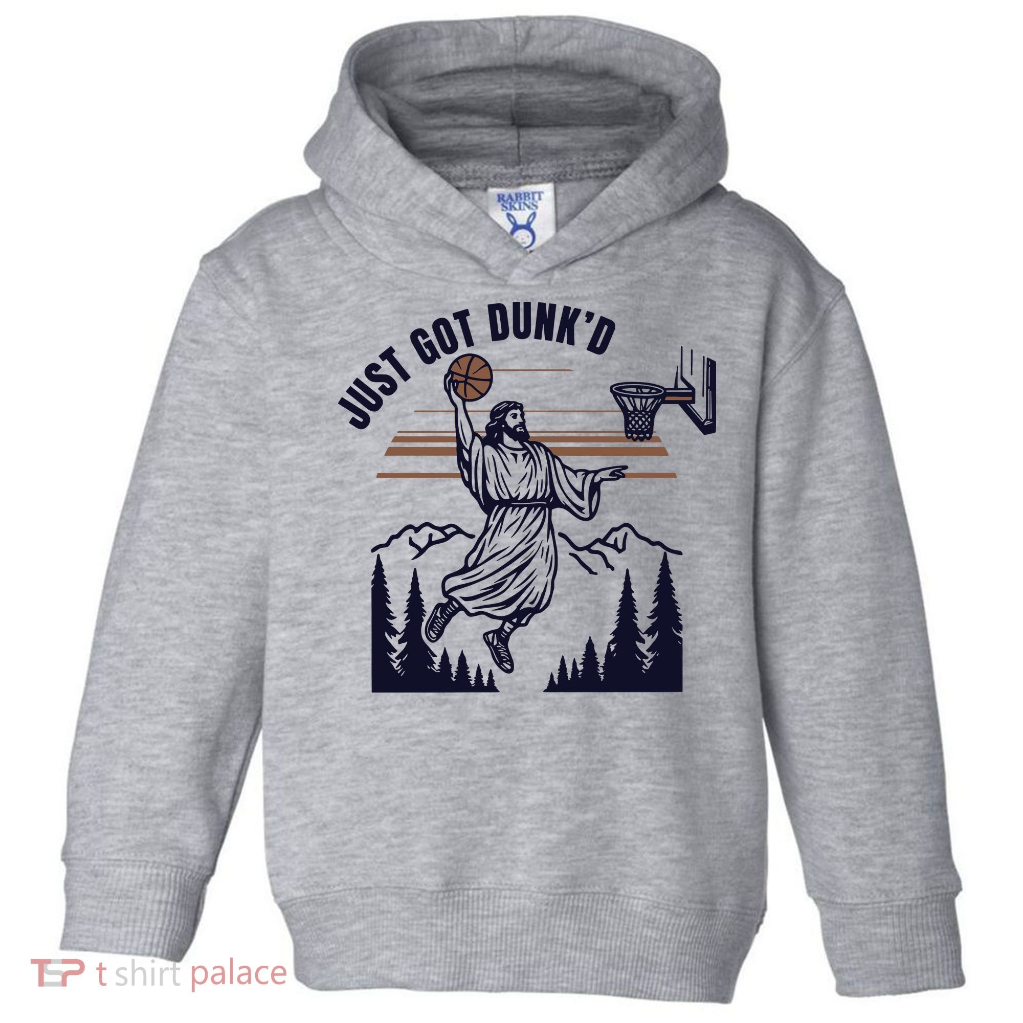 Just Got Dunked Funny Baptism Toddler Hoodie