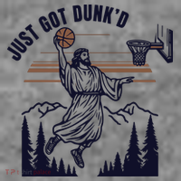 Just Got Dunked Funny Baptism Toddler Hoodie thumb 2
