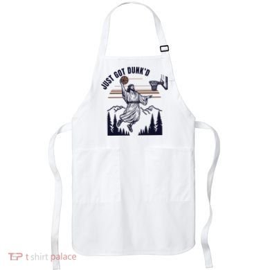 Just Got Dunked Funny Baptism Apron
