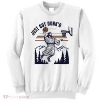 Just Got Dunked Funny Baptism Sweatshirt thumb 0