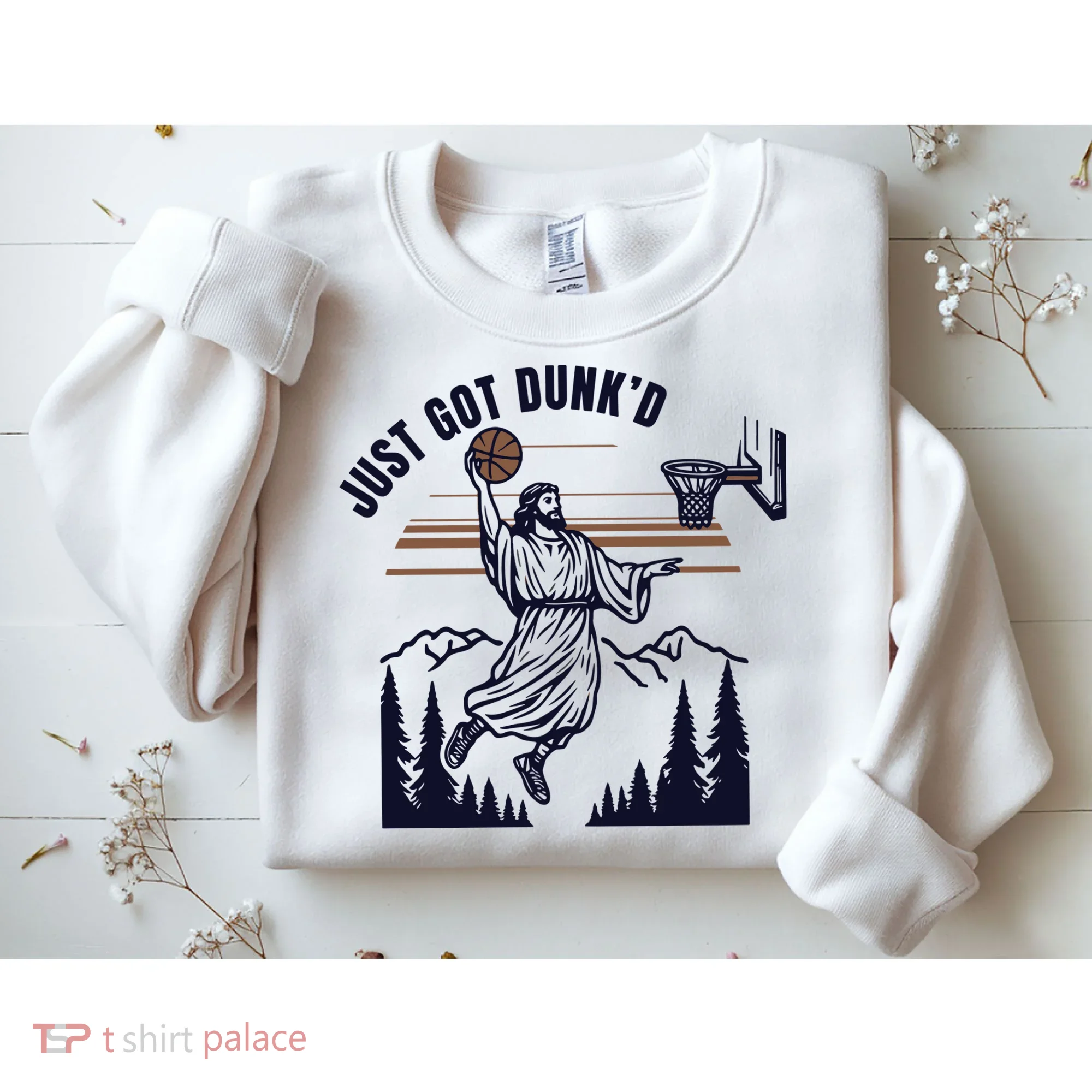Just Got Dunked Funny Baptism Sweatshirt