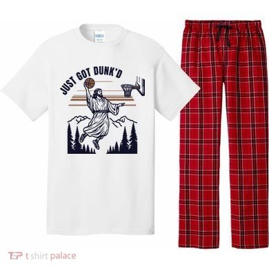 Just Got Dunked Funny Baptism Pajama Set