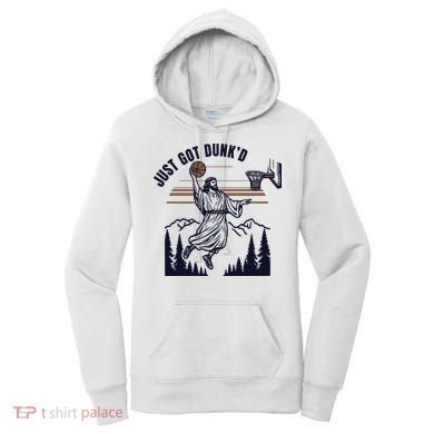 Just Got Dunked Funny Baptism Women's Hoodie