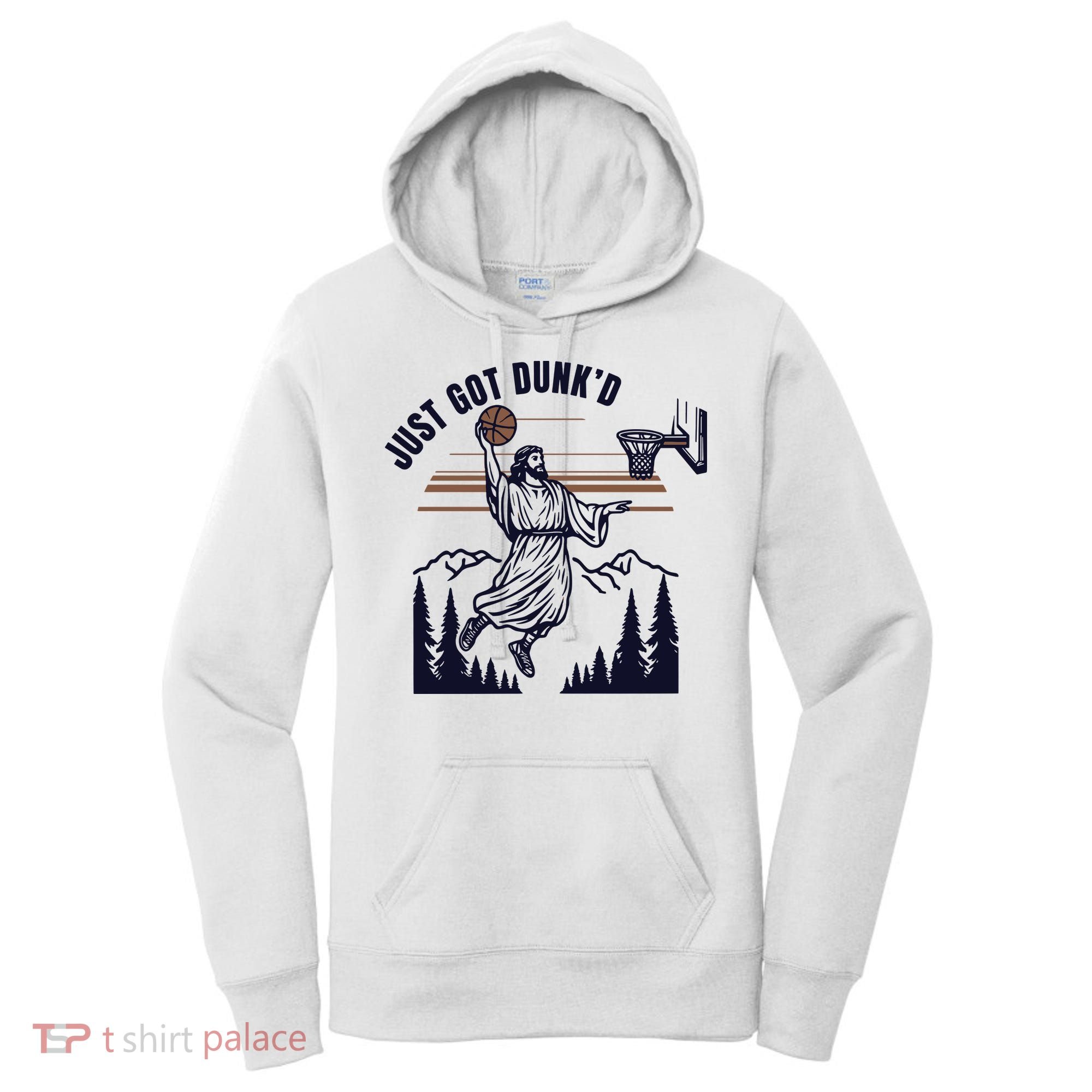 Just Got Dunked Funny Baptism Women's Hoodie