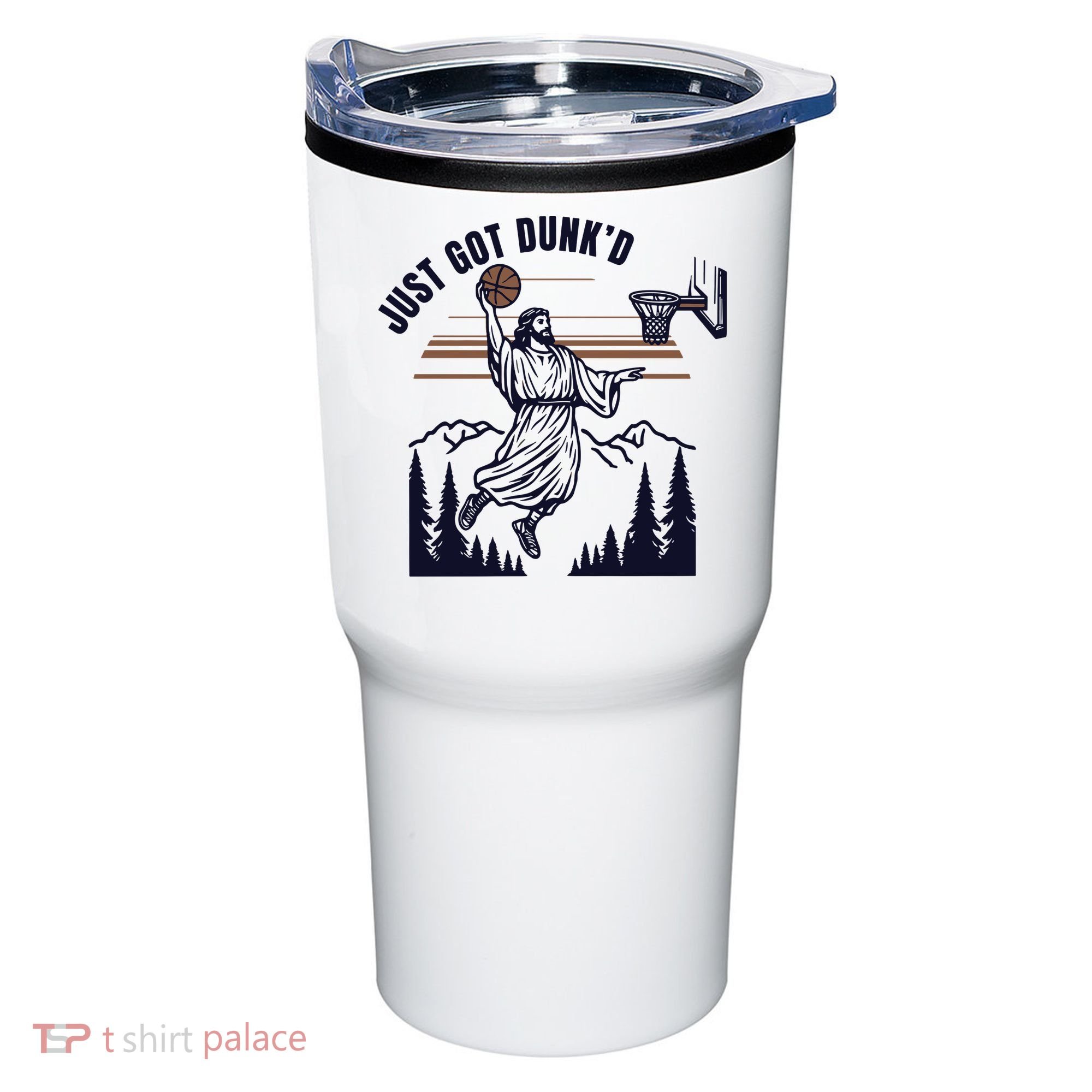 Just Got Dunked Funny Baptism Tumbler