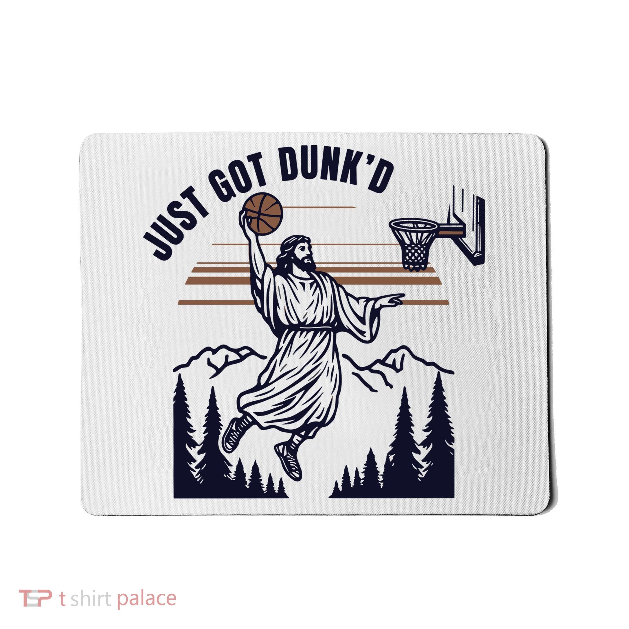 Just Got Dunked Funny Baptism Mousepad