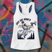 Just Got Dunked Funny Baptism Women's Tank Top thumb 3