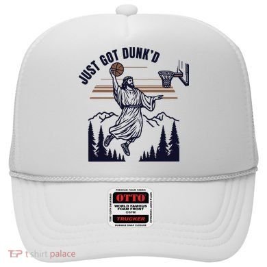 Just Got Dunked Funny Baptism Hat