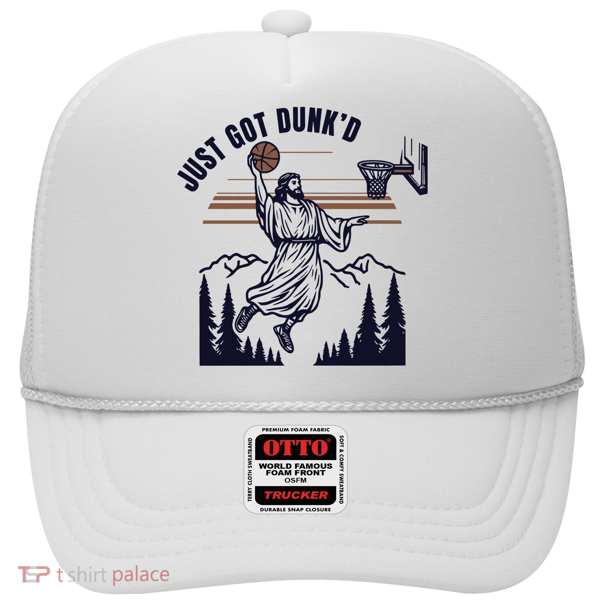 Just Got Dunked Funny Baptism Hat