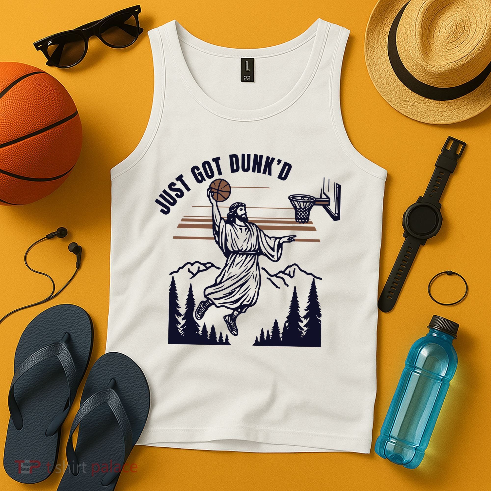 Just Got Dunked Funny Baptism Tank Top