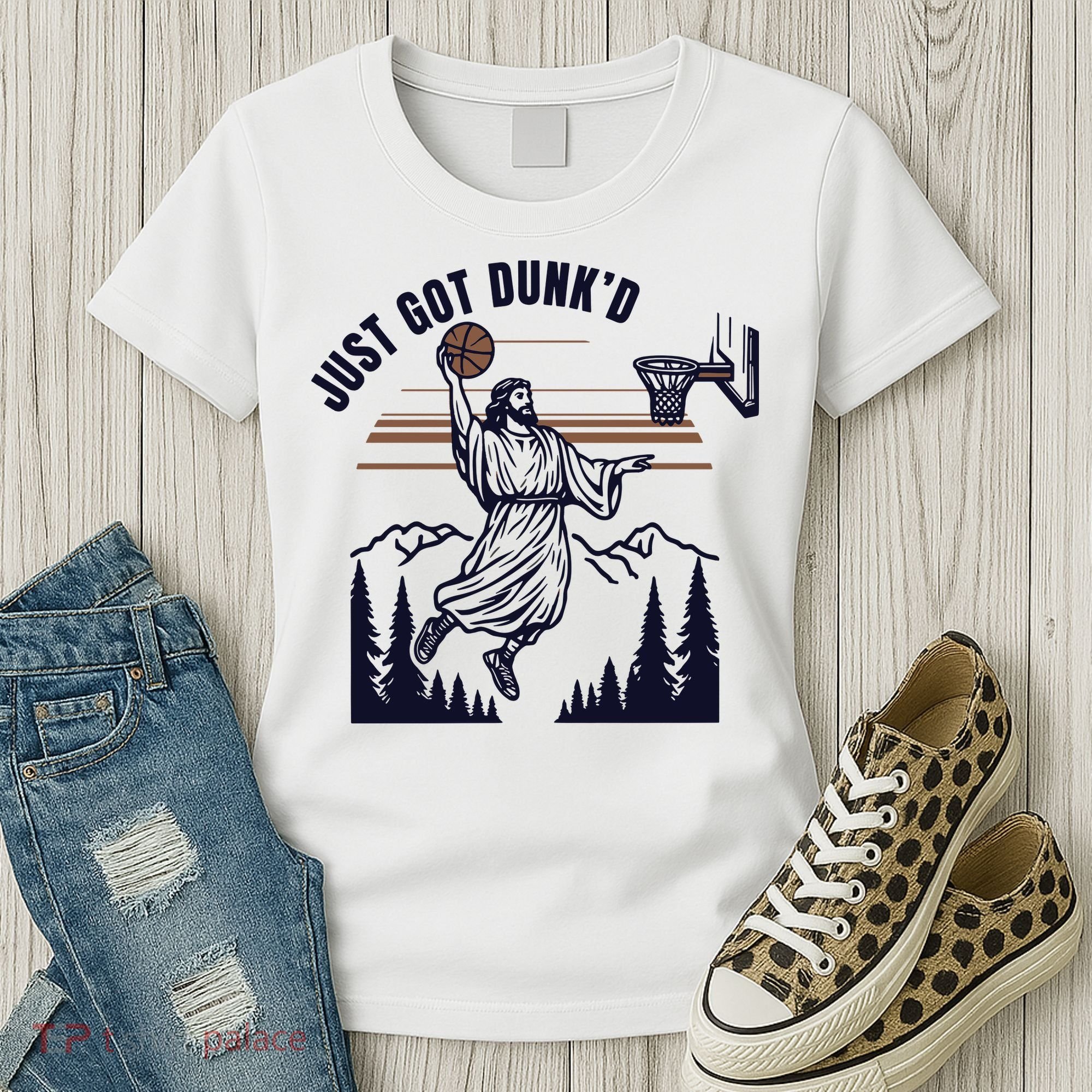 Just Got Dunked Funny Baptism Women's T-Shirt