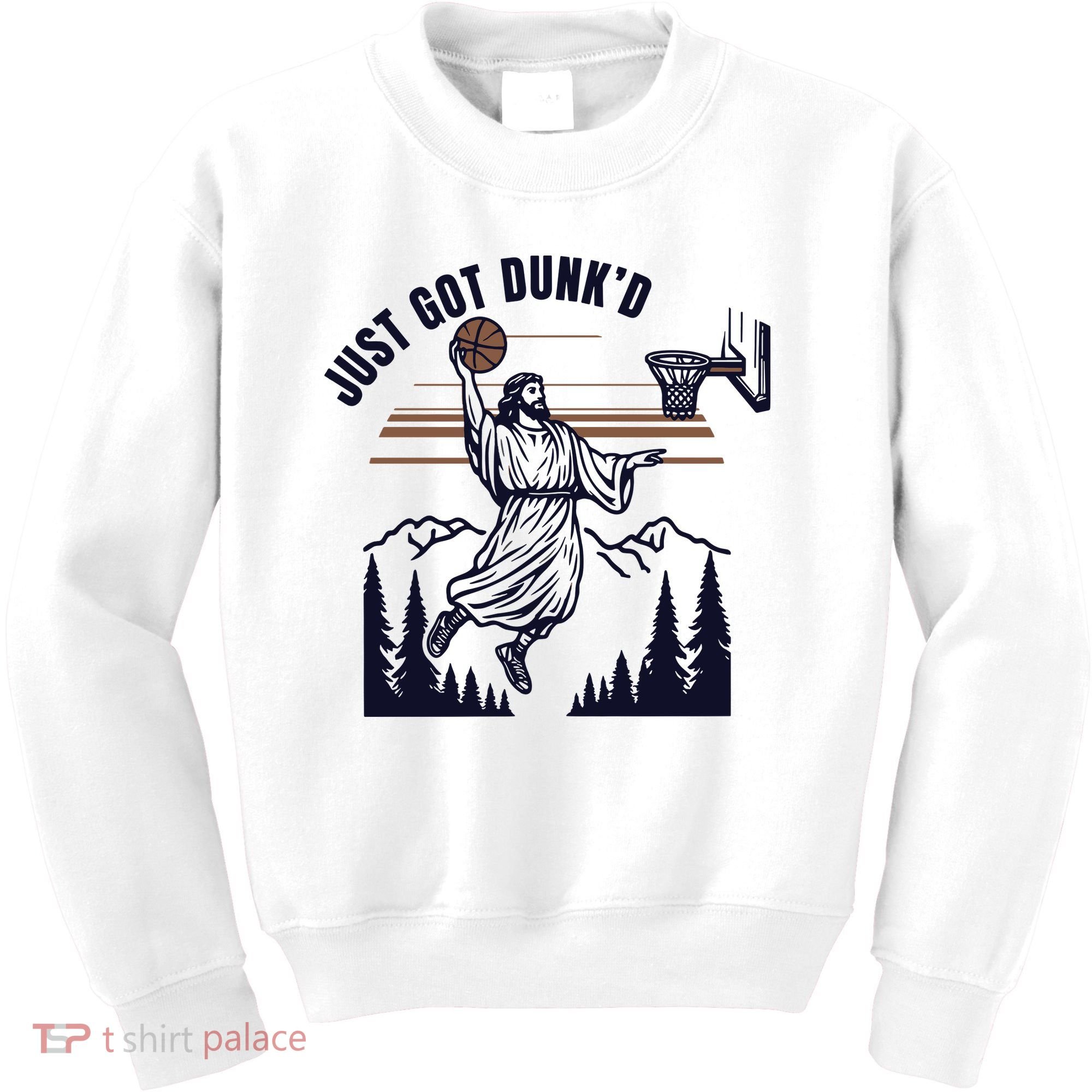 Just Got Dunked Funny Baptism Kids Sweatshirt