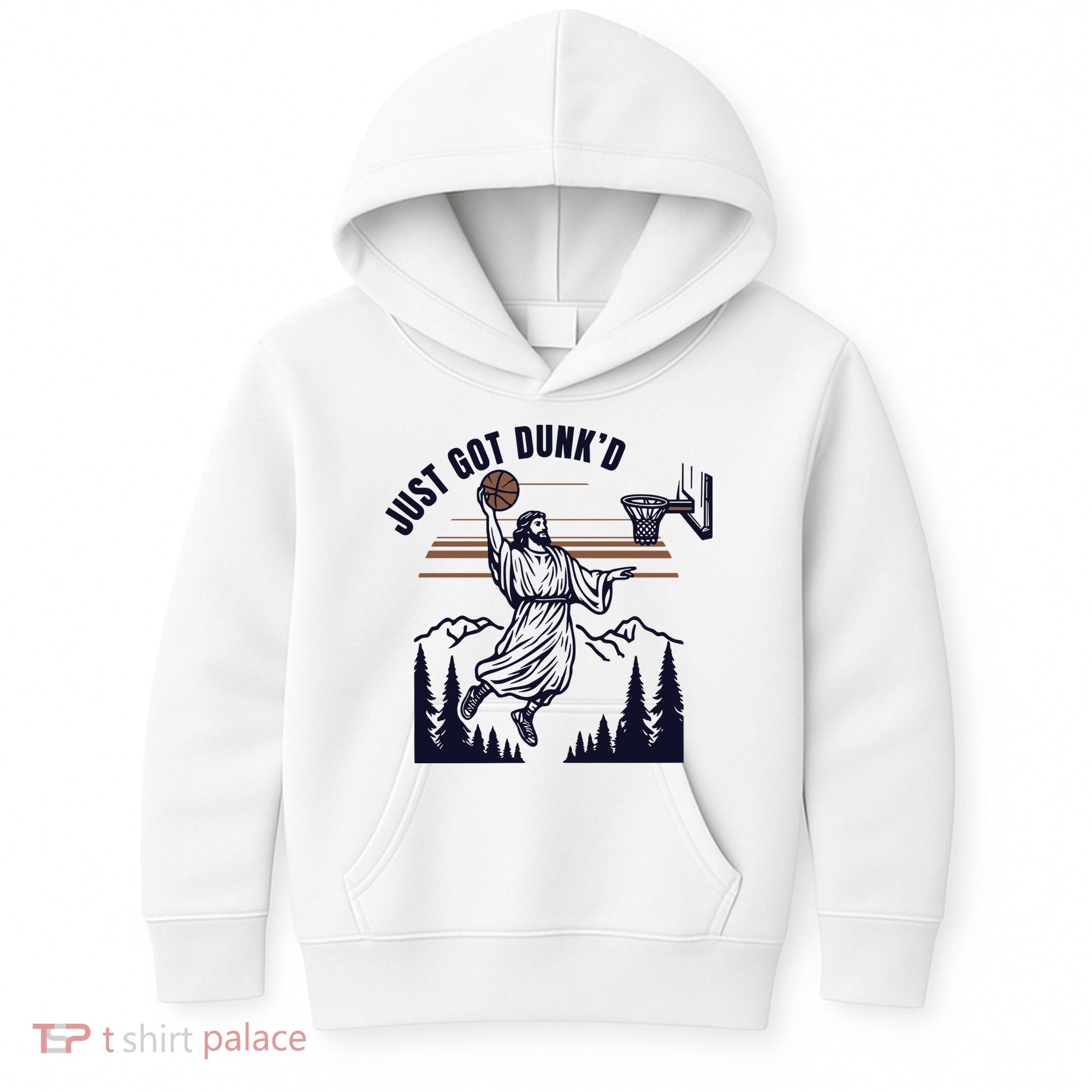 Just Got Dunked Funny Baptism Kids Hoodie