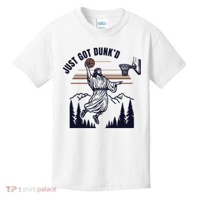 Just Got Dunked Funny Baptism Kids T-Shirt