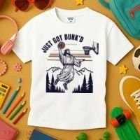 Just Got Dunked Funny Baptism Kids T-Shirt thumb 3