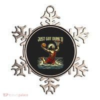 Just Got Dunked Jesus Dunking Baptism Playing Basketball Ornament thumb 0