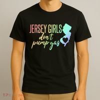 Jersey Girl Dont Pump Gas State Heart T-Shirt thumb 3